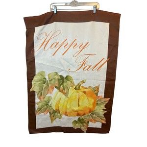 Happy Fall Pumpkin Garden Yard Flag‎